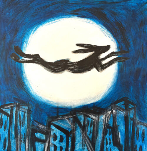 Nachtflug 2 über der Stadt