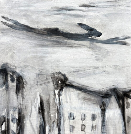 Nachtflug 2 über der Stadt